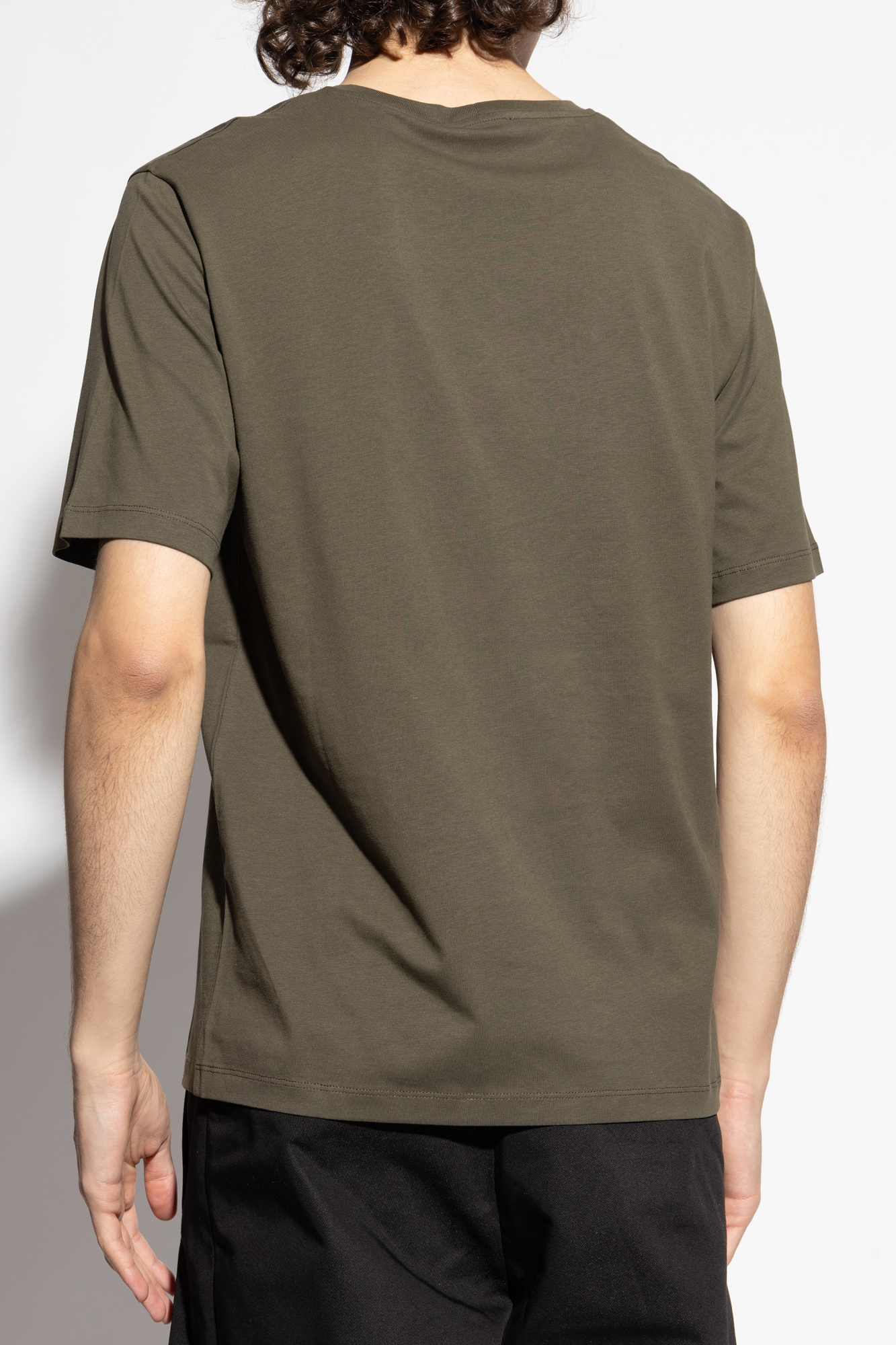 Tシャツ・カットソー BALLY FW23 Plastron shirt (WOU04ACO240 U101) Team Oxford Comma Unisex Ultra Cotton Long Sleeve Tee - Kim